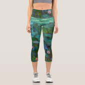 Leggings Capri Les nénuphars de Monet (Recto)