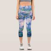 Leggings Capri Les nénuphars de Monet  (Recto)