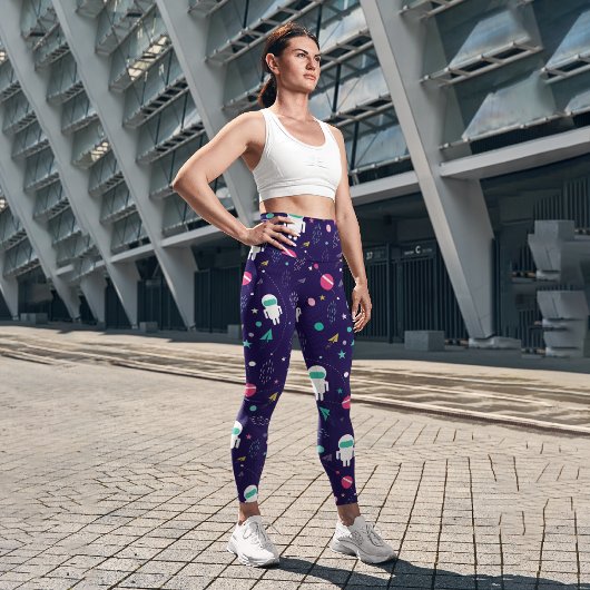 Leggings Capri Les planètes d'astronautes