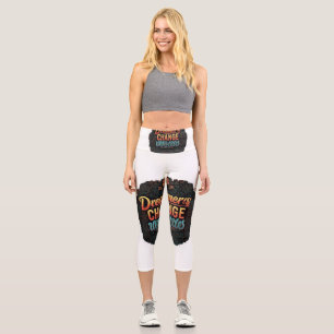 Leggings Capri "Les Rêveurs Changent Les Mondes."