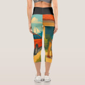 Leggings Capri Les vacances c'est (Verso)