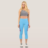Leggings Capri Les vrais Panthers Magenta (Recto)
