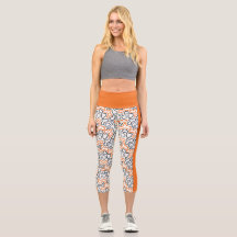 Ligne organique abstraite blanche orange passion