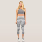 Leggings Capri Lignes Abstraites (Recto)