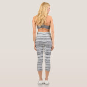 Leggings Capri Lignes Abstraites (Verso)