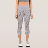 Leggings Capri Lignes en relief (Recto)