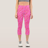 Leggings Capri Lignes Motif 1 (Recto)