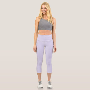 Leggings Capri Lilac High Waising Yoga Capris