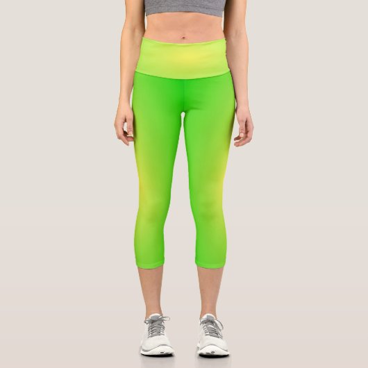 Leggings Capri Lime (Recto)