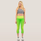Leggings Capri Lime (Recto)