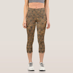 Leggings Capri Lion of Judah - Empire of Ethiopia - Africa Power
