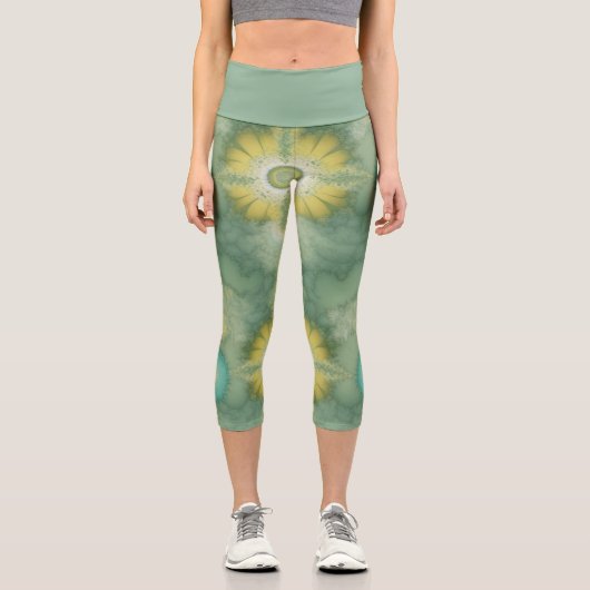 Leggings Capri Liseré Tie-dye (Recto)