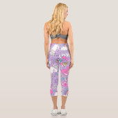 Leggings Capri Llama motif 1 (Verso)