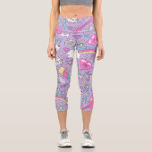 Leggings Capri Llama motif 1 (Recto)