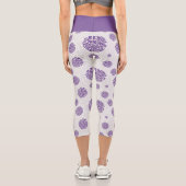 Leggings Capri Logo Willy Wonka Psychedelic Graphisme (Verso)