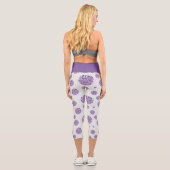 Leggings Capri Logo Willy Wonka Psychedelic Graphisme (Verso)