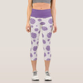 Leggings Capri Logo Willy Wonka Psychedelic Graphisme (Recto)