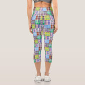 Leggings Capri Look Préparatoire Patchwork Madras #1 (Verso)