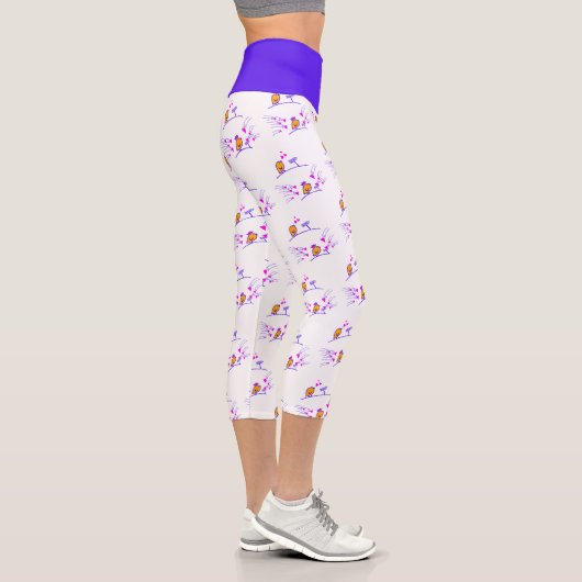 Leggings Capri LOVE ECHO - Bande dessinée Tweetlercools 3 (Droite)