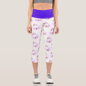 Leggings Capri LOVE ECHO - Bande dessinée Tweetlercools 3 (Recto)