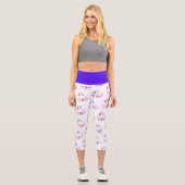 Leggings Capri LOVE ECHO - Bande dessinée Tweetlercools 3 (Recto)