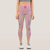 Leggings Capri Love Is Love Fierté  (Recto)