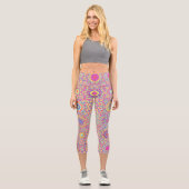 Leggings Capri Love Is Love Fierté  (Recto)