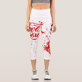 Leggings Capri Love You High Waisted Capris (Recto)