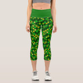 Leggings Capri Lucky Clover Green (Recto)