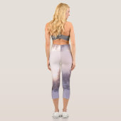 Leggings Capri Lumière du soleil et forêt d'épinettes (Verso)