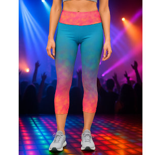 Leggings Capri Lumière néon résiduelle