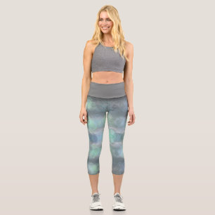 Leggings Capri Lumières et rayures de Bokeh