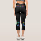 Leggings Capri Lumières Rainbow (Verso)