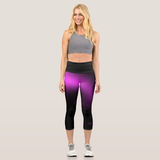 Leggings Capri Lumières Twirl Purple Sunburst (Recto)