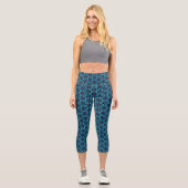 Leggings Capri Luminosité fractale (Recto)