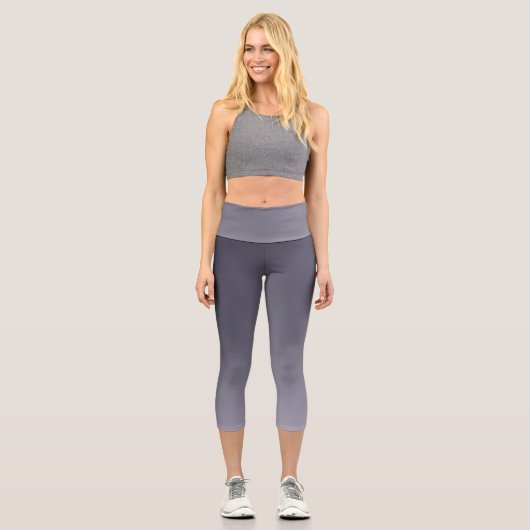 Leggings Capri Lune gris foncé, effet ombre (Recto)