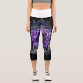 Leggings Capri Lux Lyon pour fille lv (Recto)