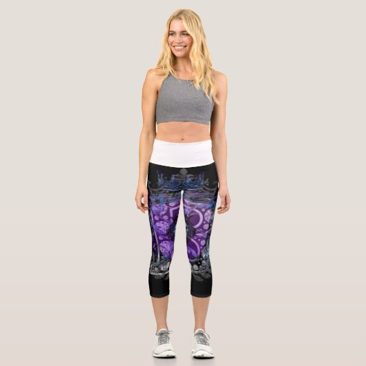 Leggings Capri Lux Lyon pour fille lv (Recto)