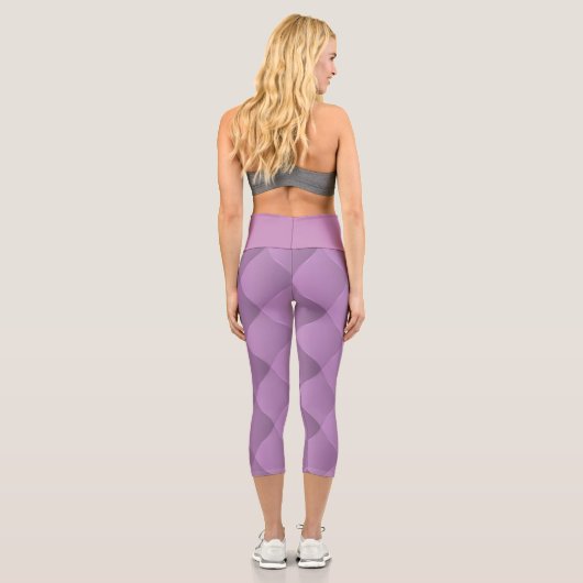 Leggings Capri Luxe doux violet (Verso)