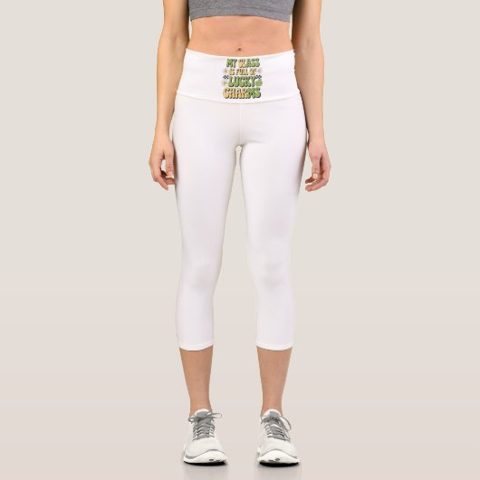 Leggings Capri Ma Classe Est Pleine De Charmes Chanceux Professeu (Recto)