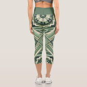Leggings Capri Machine Verte (Verso)