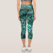 Leggings Capri Malachite fractal5 (Verso)