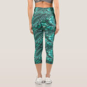 Leggings Capri Malachite fractal5 (Verso)