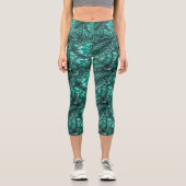 Leggings Capri Malachite fractal5 (Recto)