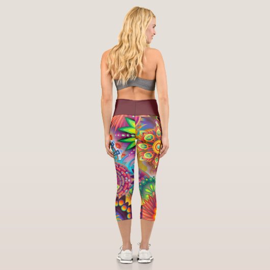 Leggings Capri Mandala  (Verso)