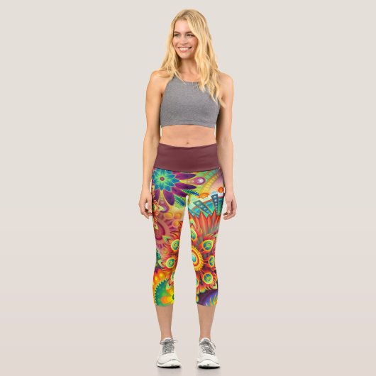 Leggings Capri Mandala  (Recto)