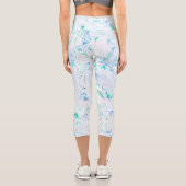 Leggings Capri Mandala Abstrait (Verso)