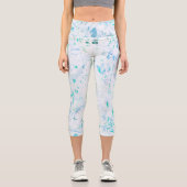 Leggings Capri Mandala Abstrait (Recto)