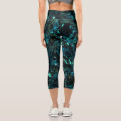 Leggings Capri Mandala Abstrait 3 (Verso)
