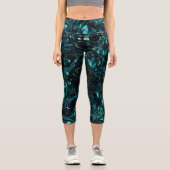 Leggings Capri Mandala Abstrait 3 (Recto)